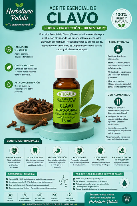 Aceite Esencial Clavo
