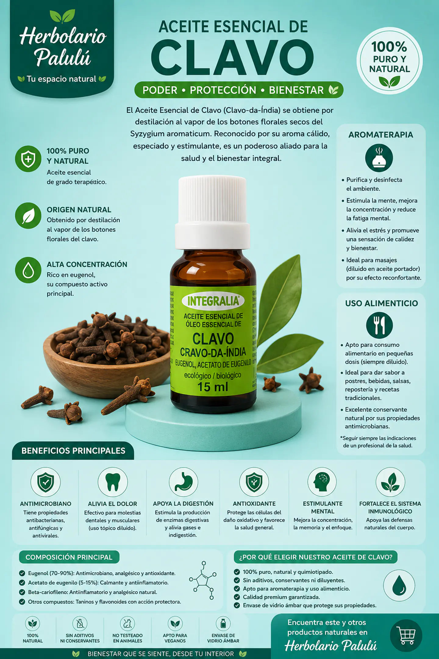 Aceite Esencial Clavo 1