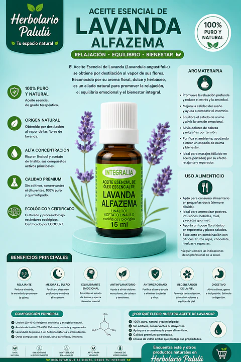 Aceite Esencial Lavanda