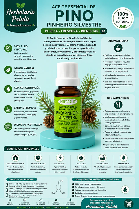 Aceite Esencial Pino Silvestre