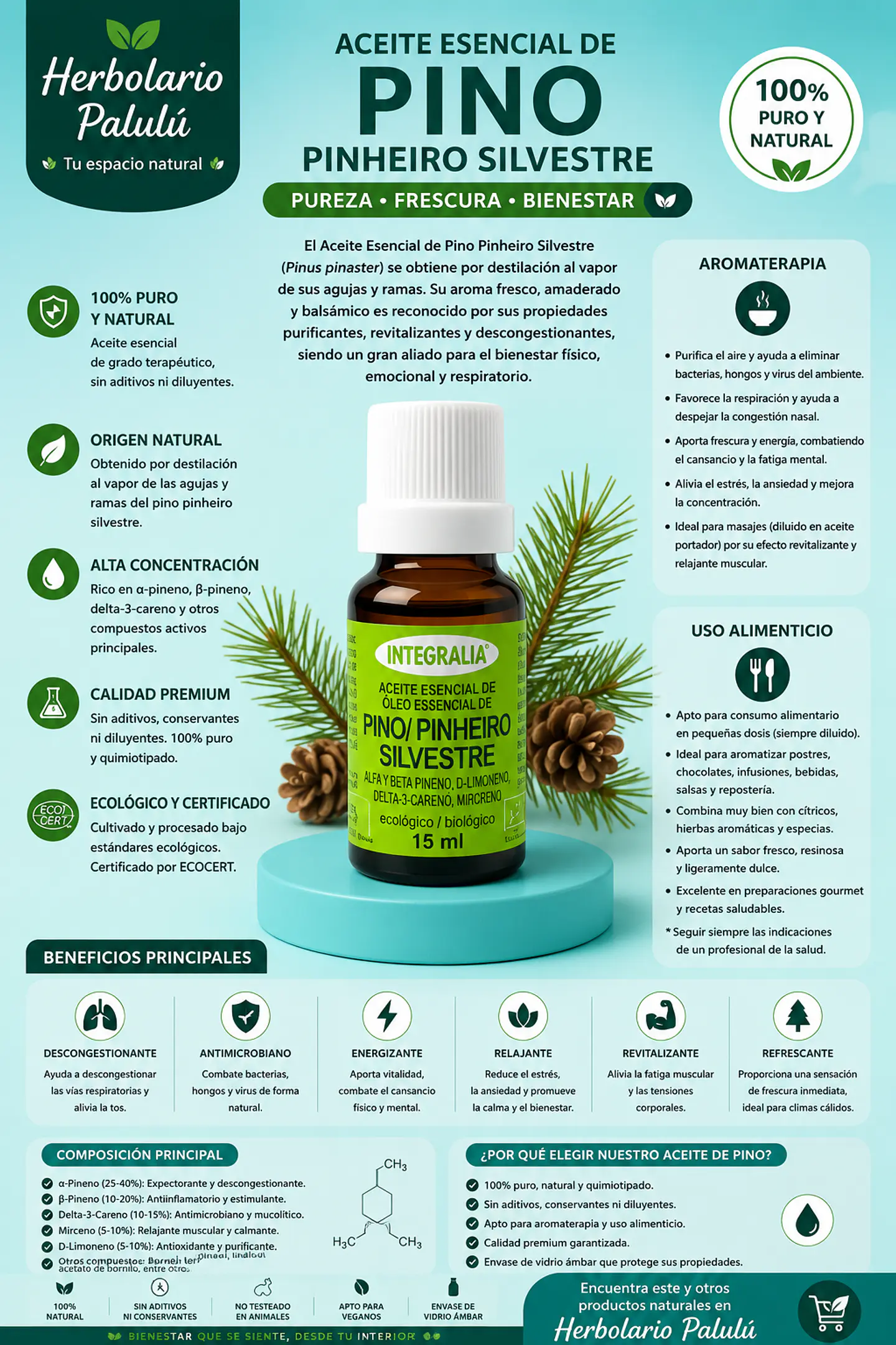 Aceite Esencial Pino Silvestre 1