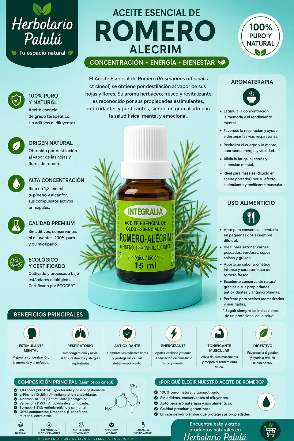 Aceite Esencial Romero 1
