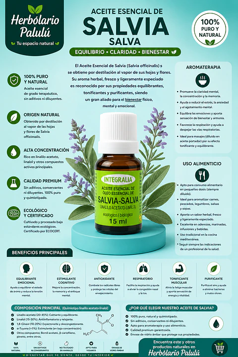 Aceite Esencial Salvia