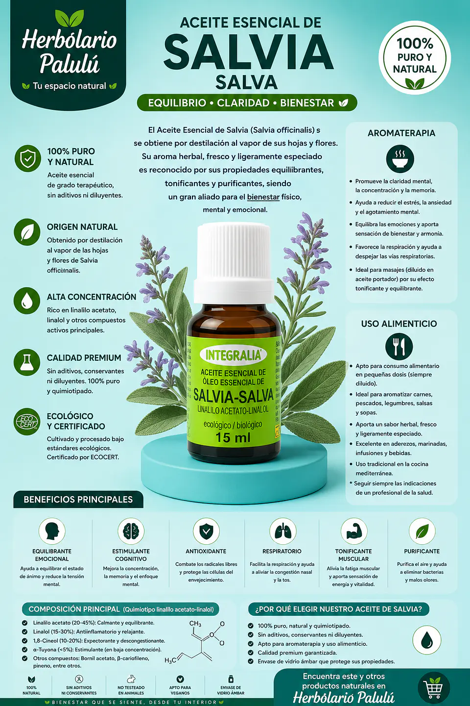Aceite Esencial Salvia 1
