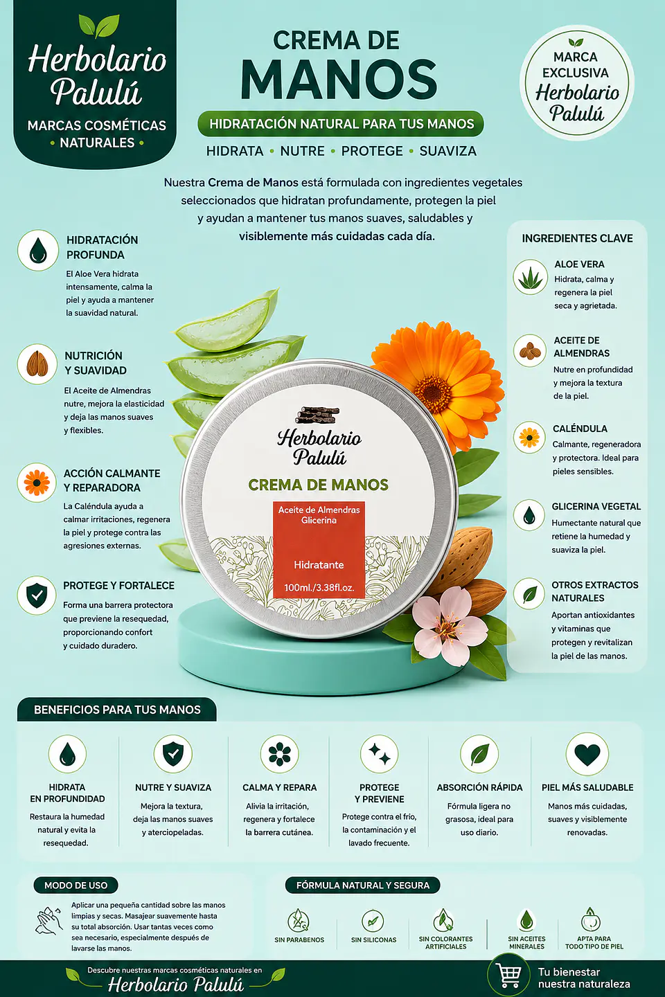Crema de Manos 100 ml 1