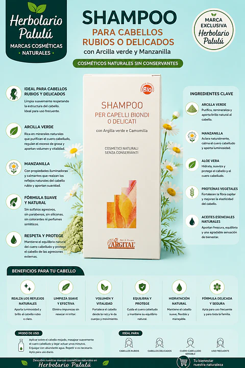 Champú Manzanilla 250 ml