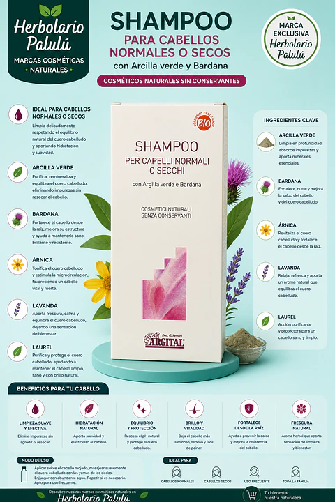 Champú Cabello Normal o Seco 250 ml