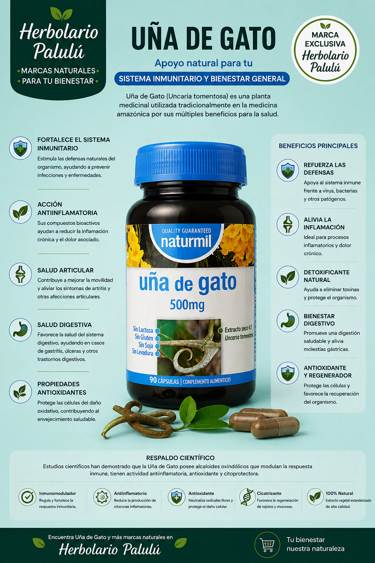 Uña de Gato 90 caps 1
