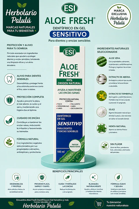 Aloe Fresh Dentrífico Sensitivo