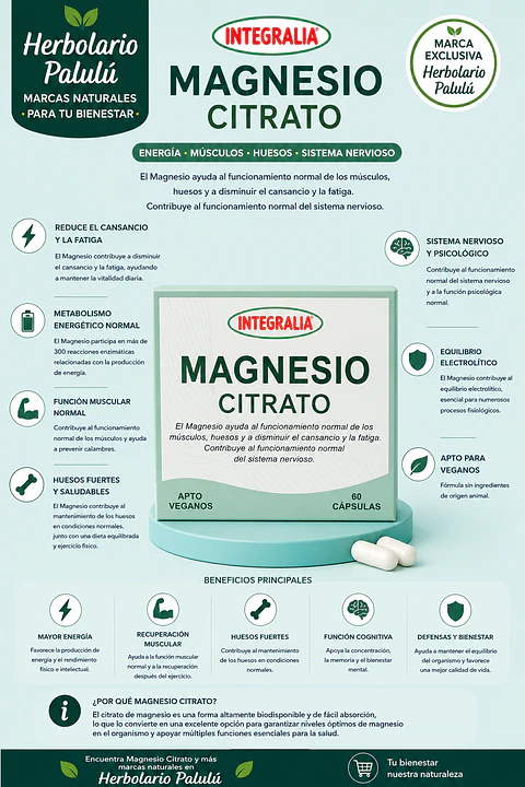 Magnesio Citrato 60 caps