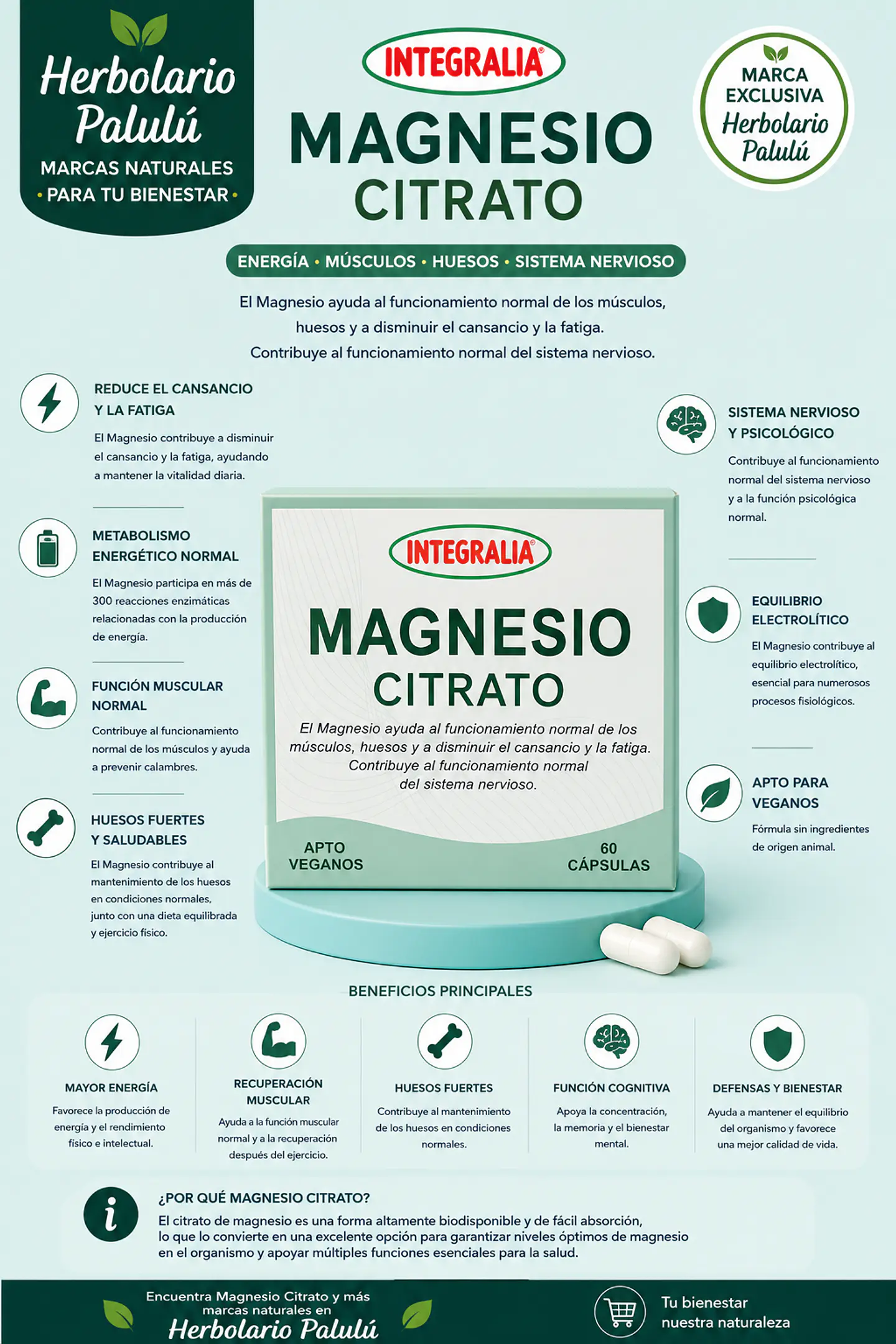 Magnesio Citrato 60 caps 1