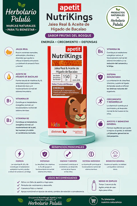 NutriKings apetit Jarabe 150 ml