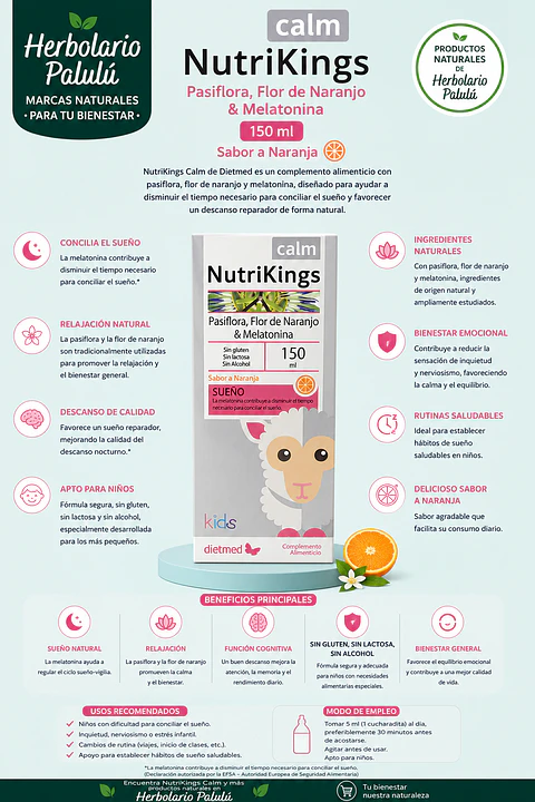 NutriKings calm Jarabe 150 ml