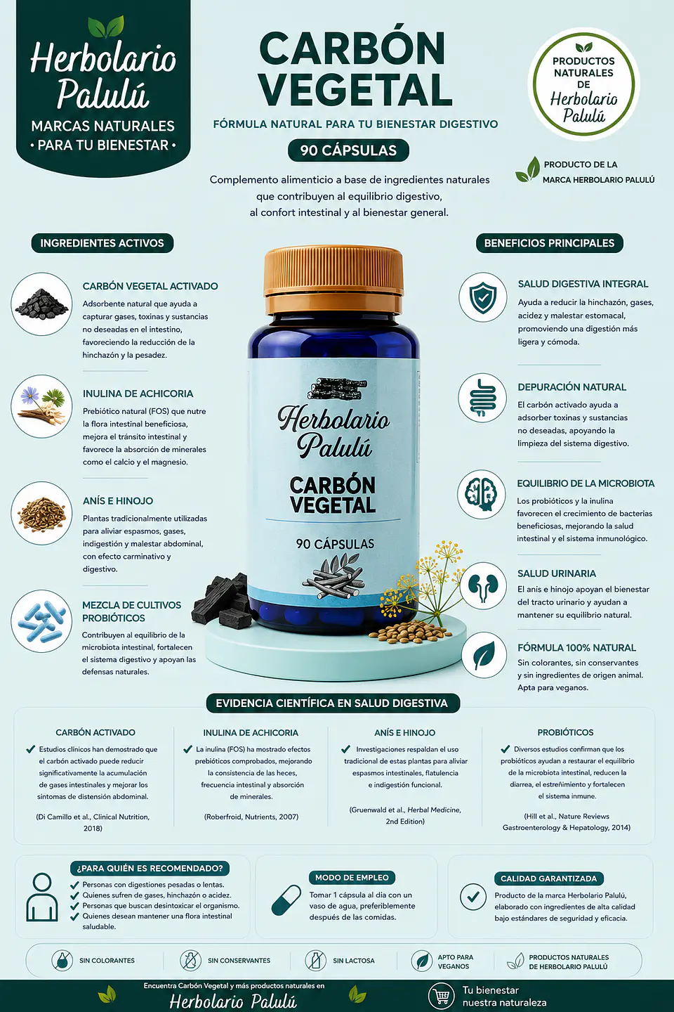 Carbón Vegetal 90 caps 1