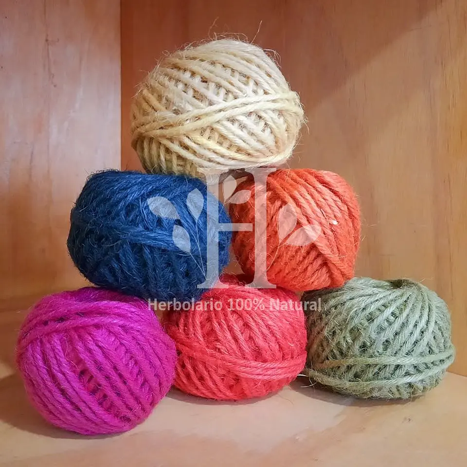 Yute Natural Madeja 50 gr  1