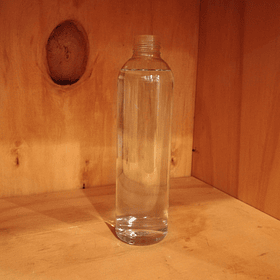 Botella Alta Natural 400 ml con tapa o bomba