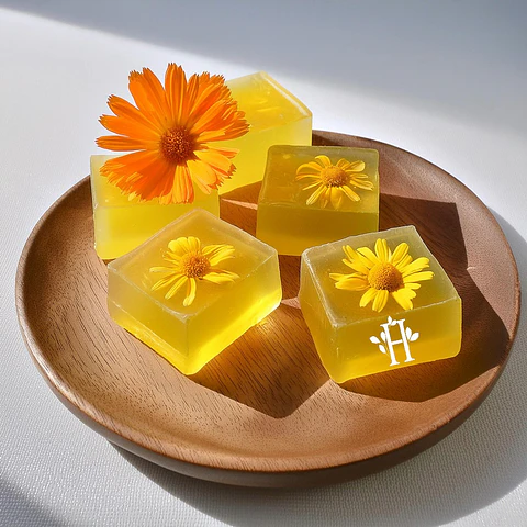 Base de Jabón Manzanilla y Caléndula 1 Kilo