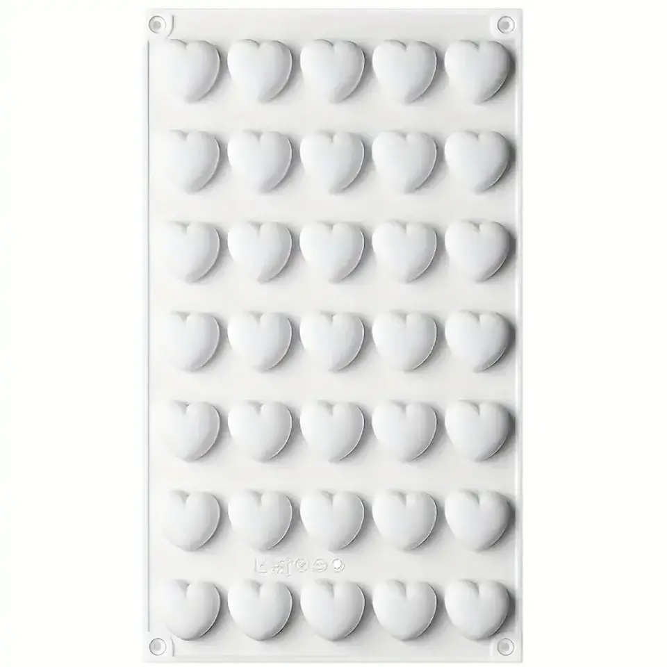Molde 11 Mini corazones 3D  2