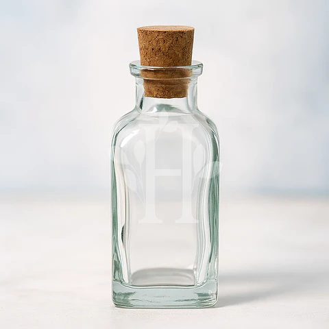 Botella Corcho Cuadrada 50 ml 