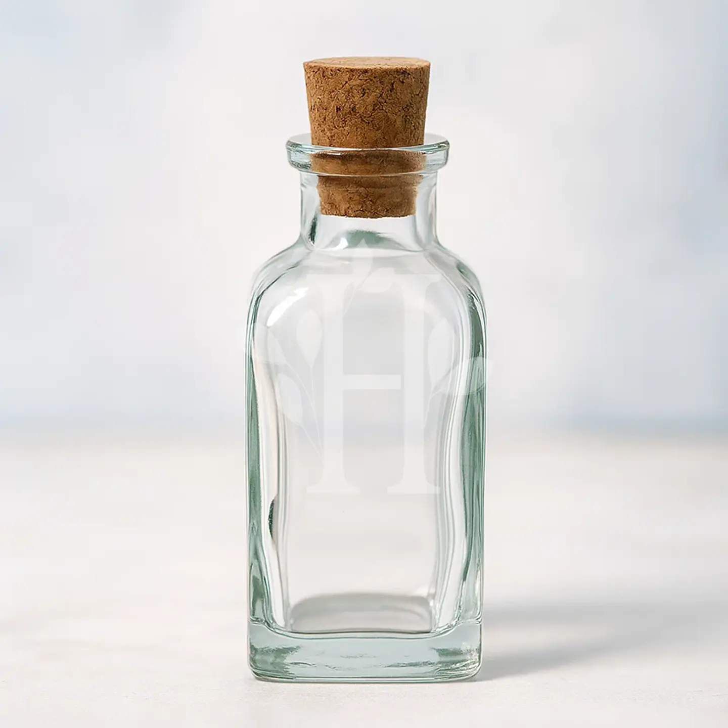 Botella Corcho Cuadrada 50 ml  1