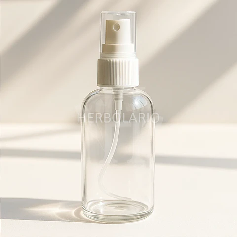 Barril pet 70 ml natural bomba Spray Blanca