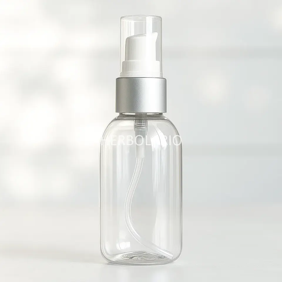 Barril pet 70 ml natural bomba Tratamiento Plata Mate 1