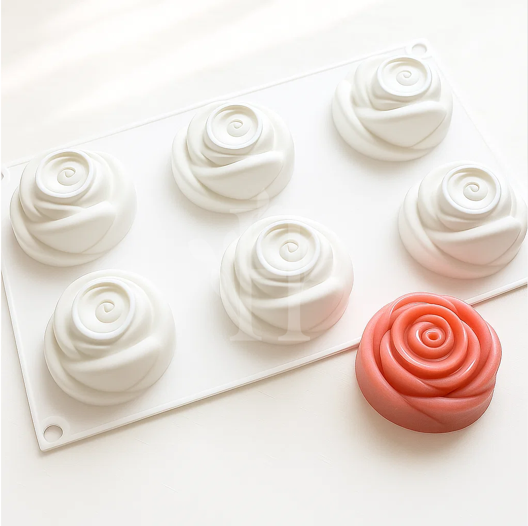 Molde 18 Rosas 3d
