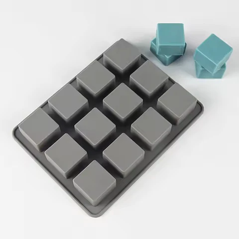 Molde Cuadrado 12 Cavidades