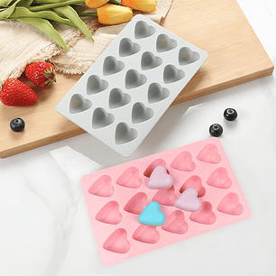 Molde Corazones 15 Cavidades