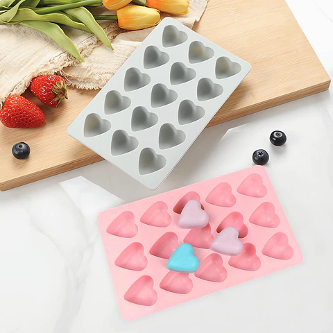 Molde Corazones 15 Cavidades