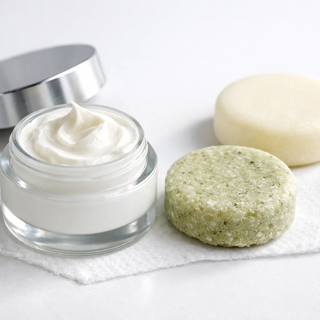 Cosmética sólida inicial (sin plástico) - Cremas y emulsiones básicas (rostro/cuerpo) 1