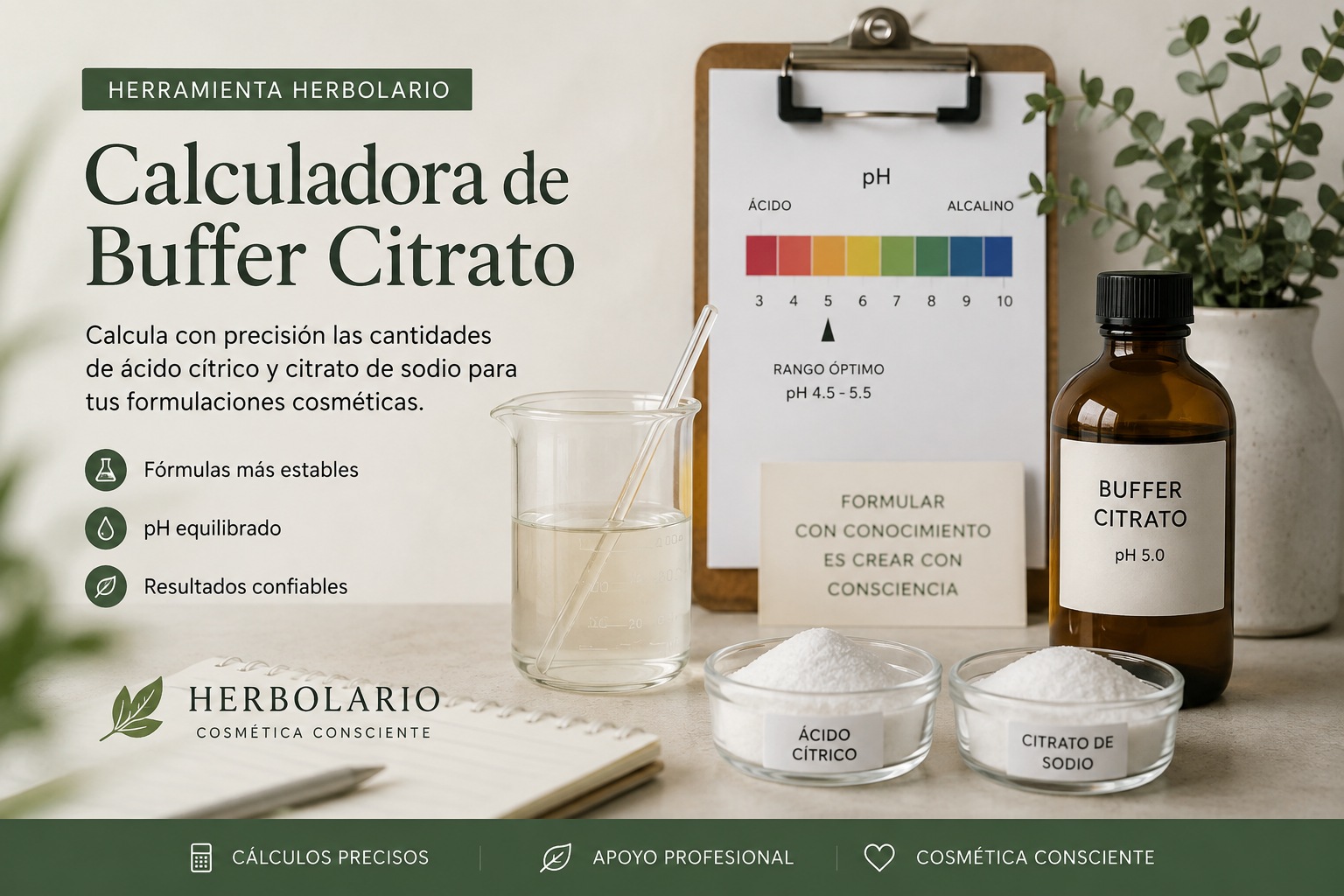 Calculadora de Buffer Citrato