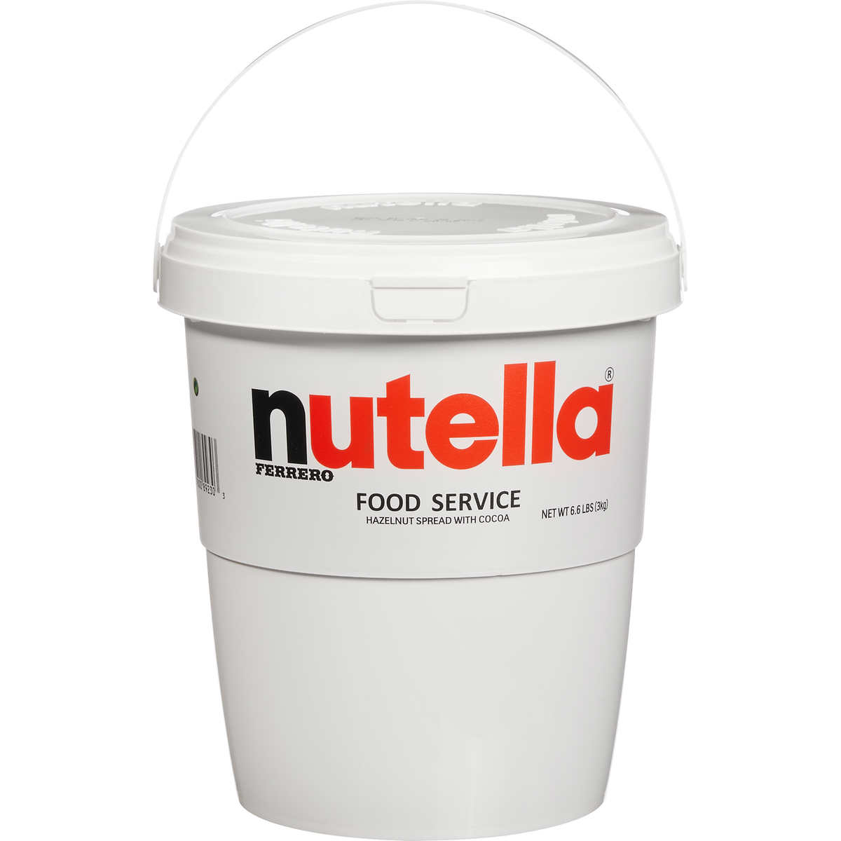 Nutella 3 kg (6.6 lb) Bucket Hazelnut Spread.