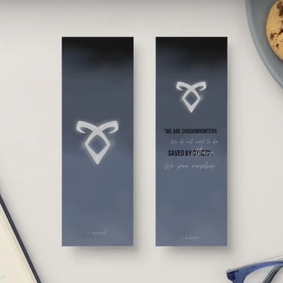 Marcador de Livros Inspirado em Shadowhunters (Parceria Herdade do Girassol x izzywyrld) 1