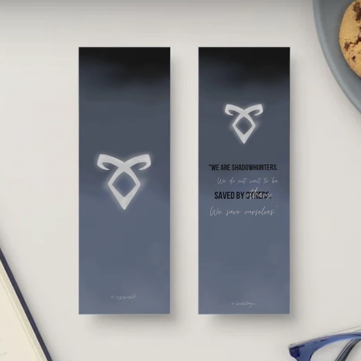 Marcador de Livros Inspirado em Shadowhunters (Parceria Herdade do Girassol x izzywyrld) 1