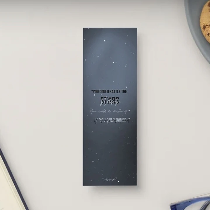 Marcador de Livros Inspirado em Trono de Vidro (Parceria Herdade do Girassol x izzywyrld) 4