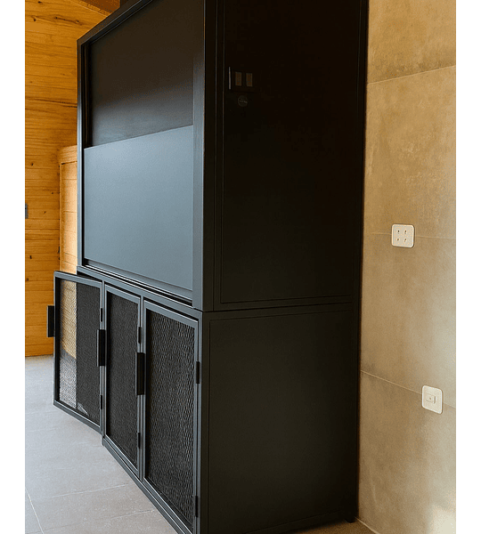 Quincho Modular Cero Humo Puerta Guillotina  - 