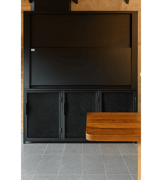 Quincho Modular Cero Humo Puerta Guillotina  - 