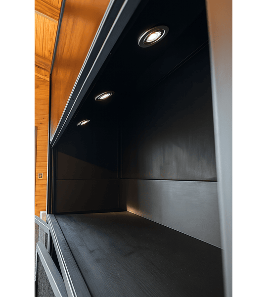 Quincho Modular Cero Humo Puerta Guillotina  - 