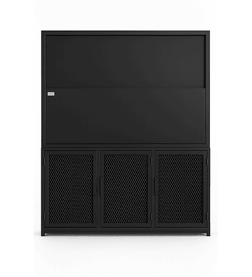 Quincho Modular Cero Humo Puerta Guillotina 