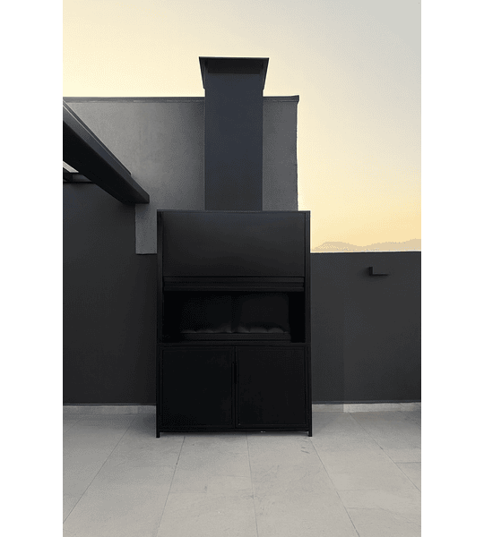 Quincho Modular Puerta Guillotina Cero Humo - 