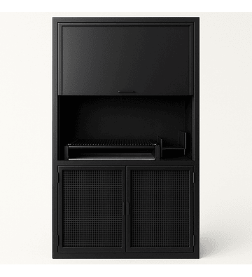 Quincho Modular Puerta Guillotina Cero Humo