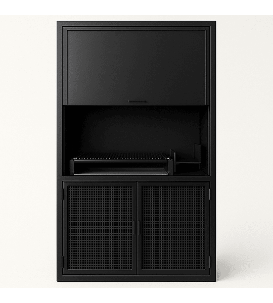 Quincho Modular Puerta Guillotina Cero Humo - 