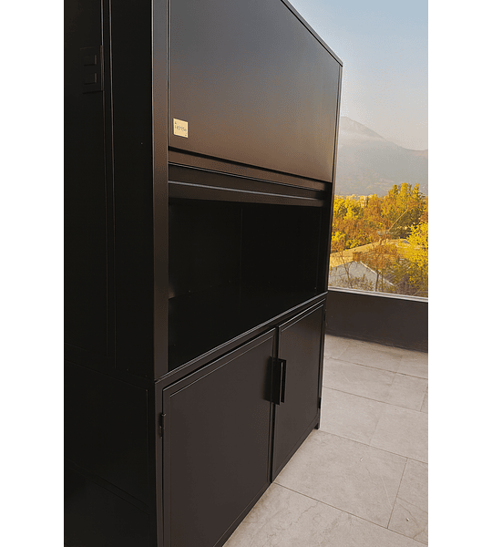 Quincho Modular Puerta Guillotina Cero Humo - 