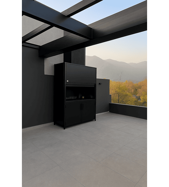 Quincho Modular Puerta Guillotina Cero Humo - 