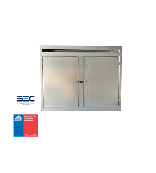 Gabinete Resistente Hermético Doble Cilindro Gas 15 kg - 