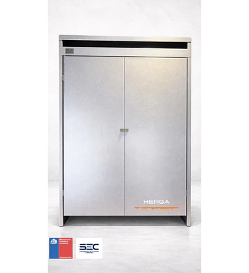 Gabinete Resistente Doble Cilindro Gas 45 kg