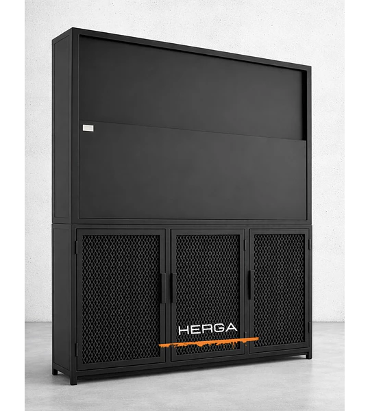 Quincho Modular Cero Humo Puerta Guillotina  - 