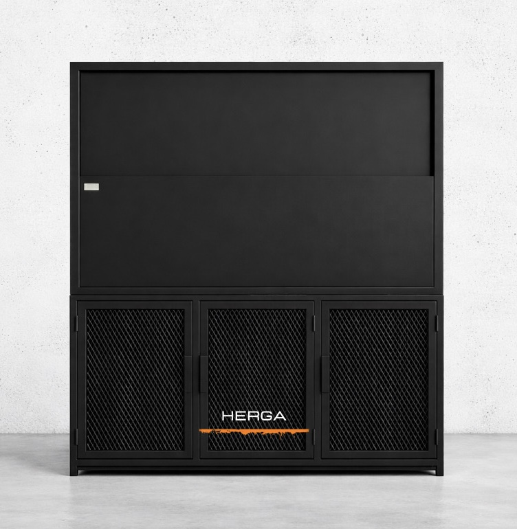Quincho Modular Cero Humo Puerta Guillotina
