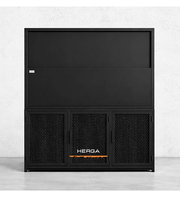 Quincho Modular Cero Humo Puerta Guillotina 